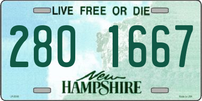 NH license plate 2801667