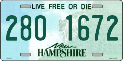 NH license plate 2801672