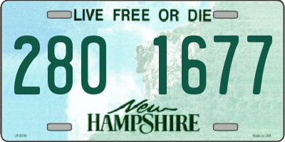 NH license plate 2801677