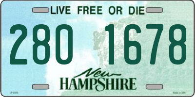 NH license plate 2801678