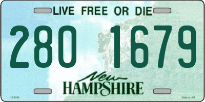 NH license plate 2801679