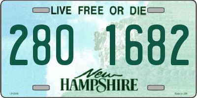 NH license plate 2801682