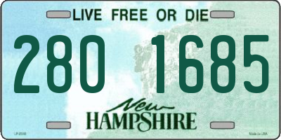 NH license plate 2801685
