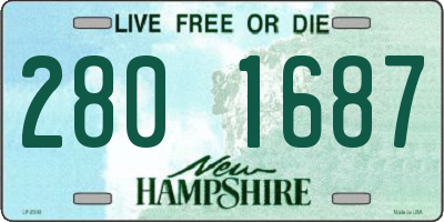 NH license plate 2801687