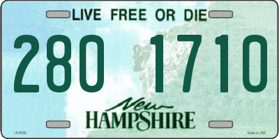 NH license plate 2801710