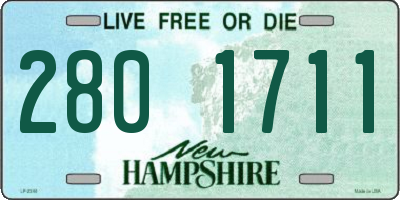 NH license plate 2801711