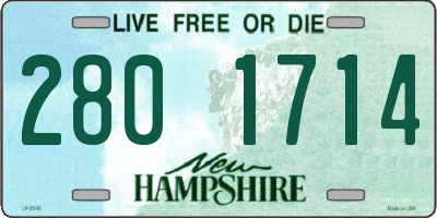 NH license plate 2801714