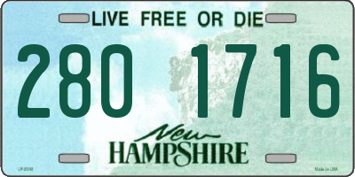 NH license plate 2801716