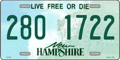 NH license plate 2801722