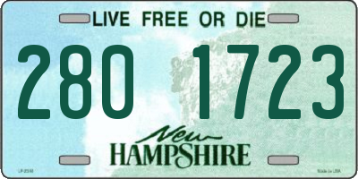 NH license plate 2801723