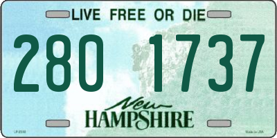NH license plate 2801737