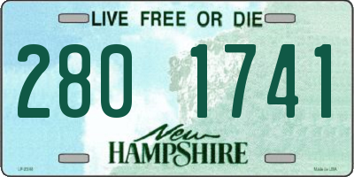 NH license plate 2801741