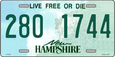 NH license plate 2801744