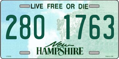 NH license plate 2801763