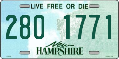 NH license plate 2801771