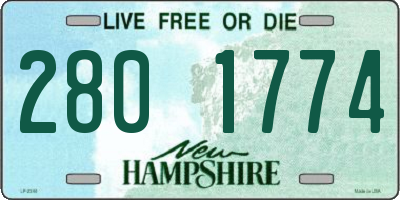 NH license plate 2801774