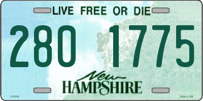NH license plate 2801775