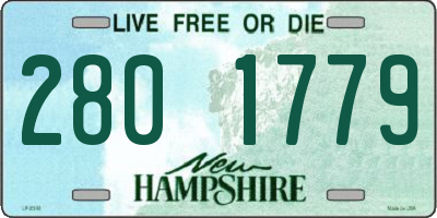 NH license plate 2801779