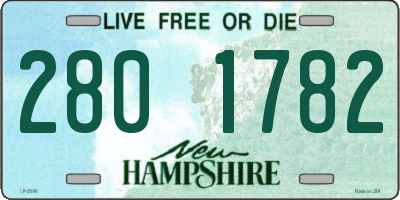 NH license plate 2801782