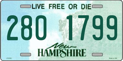 NH license plate 2801799
