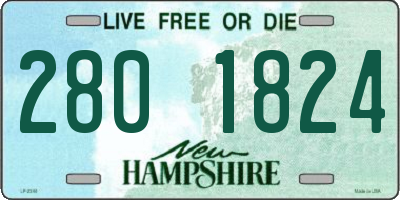 NH license plate 2801824