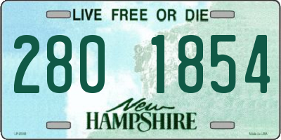 NH license plate 2801854