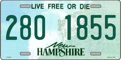 NH license plate 2801855