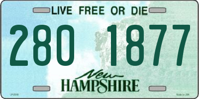 NH license plate 2801877