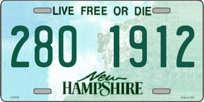 NH license plate 2801912
