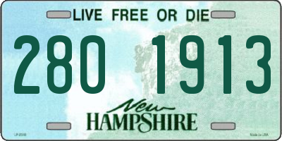 NH license plate 2801913