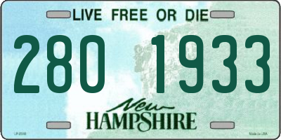 NH license plate 2801933