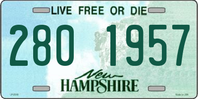 NH license plate 2801957