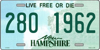 NH license plate 2801962