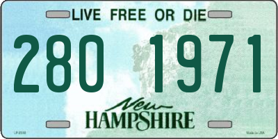 NH license plate 2801971