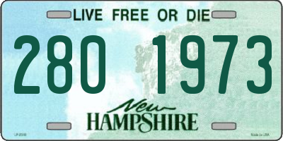 NH license plate 2801973