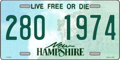 NH license plate 2801974
