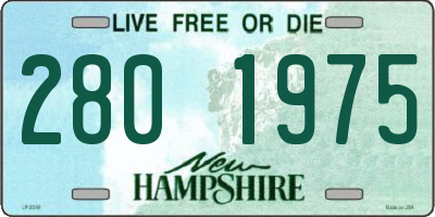 NH license plate 2801975