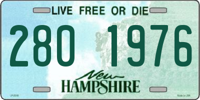 NH license plate 2801976