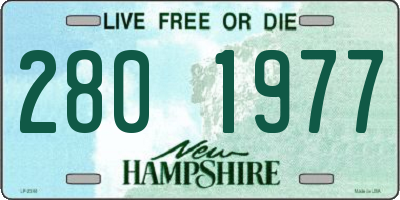 NH license plate 2801977