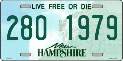 NH license plate 2801979
