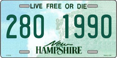 NH license plate 2801990