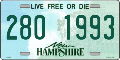 NH license plate 2801993