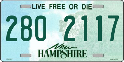 NH license plate 2802117