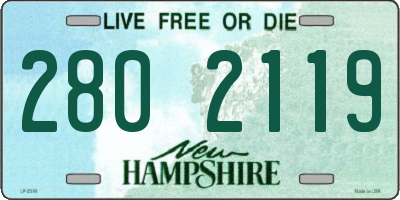 NH license plate 2802119