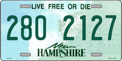 NH license plate 2802127