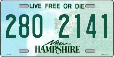 NH license plate 2802141