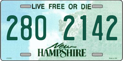 NH license plate 2802142