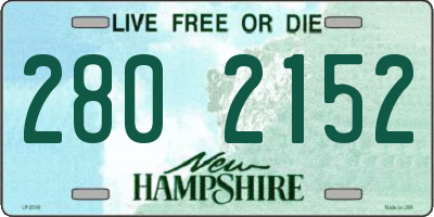 NH license plate 2802152
