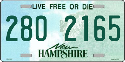 NH license plate 2802165