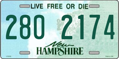 NH license plate 2802174